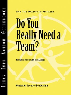 cover image of Do You Really Need a Team
